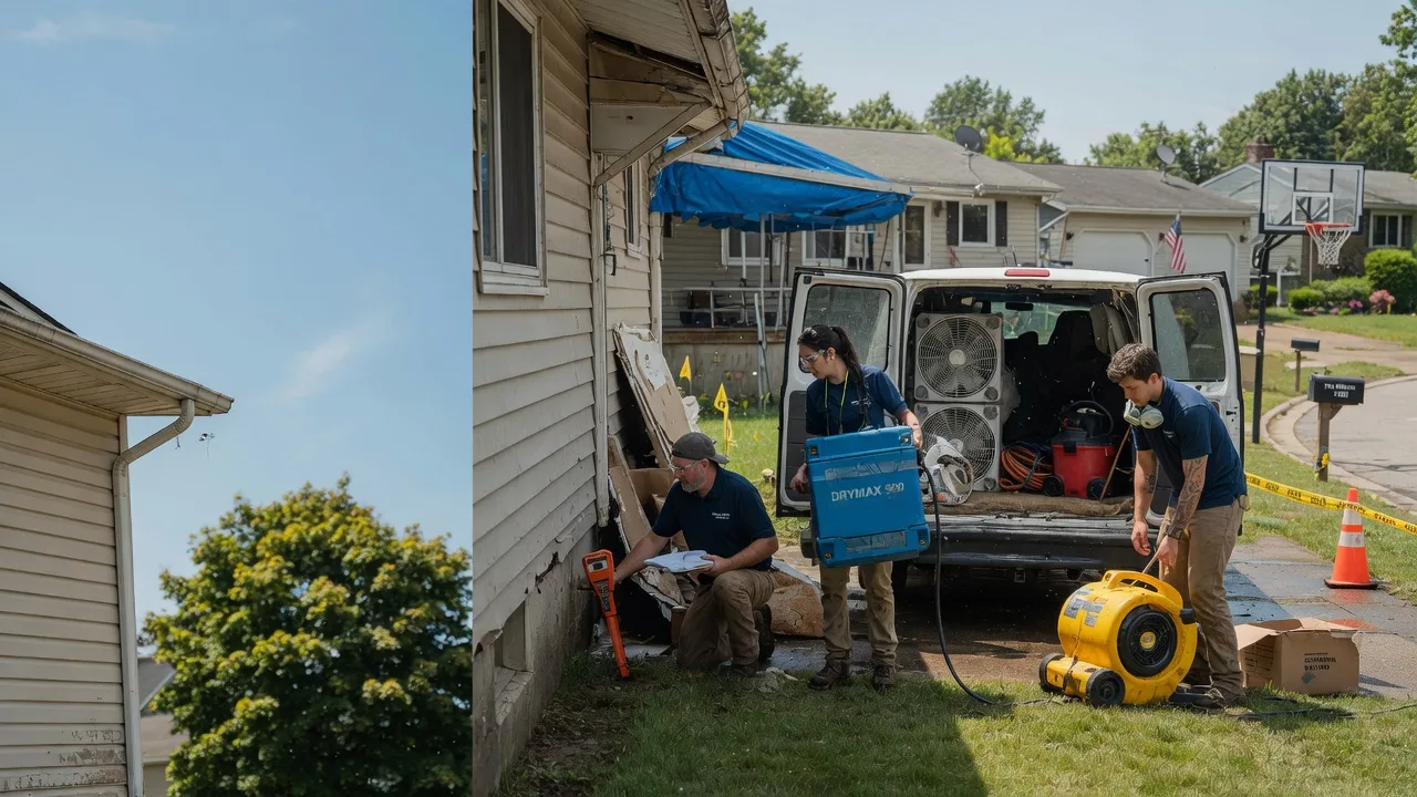 Ceiling Leak Cleanup in New Castle, NH near me