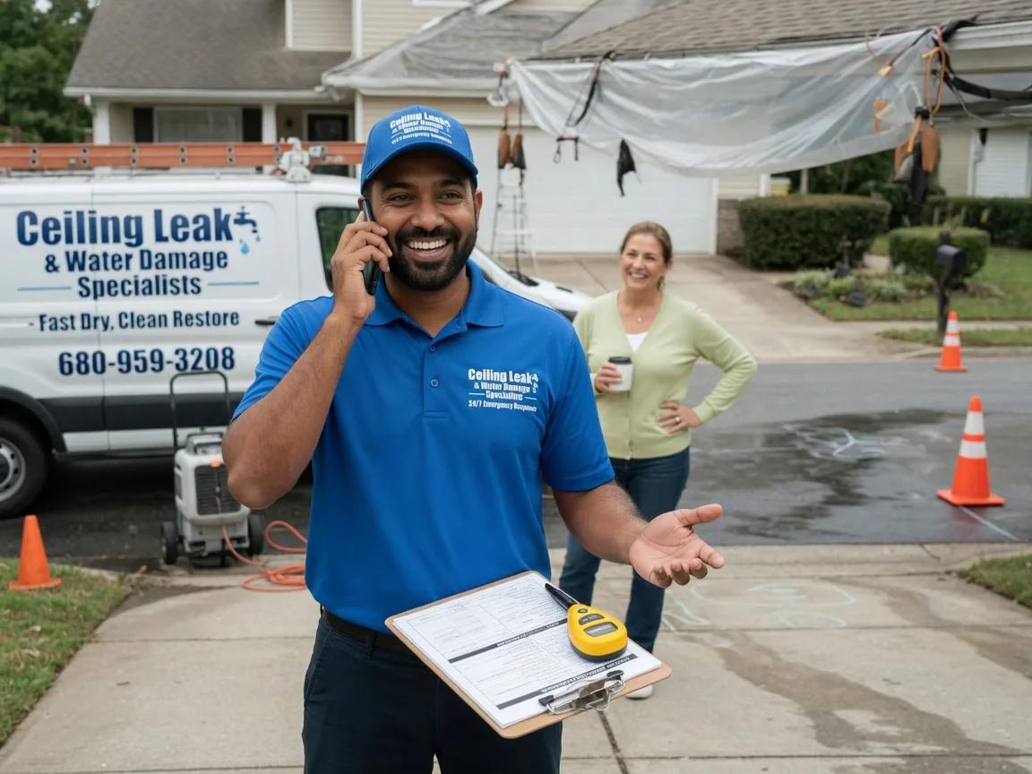 Ceiling Leak Cleanup New Castle, NH FAQs